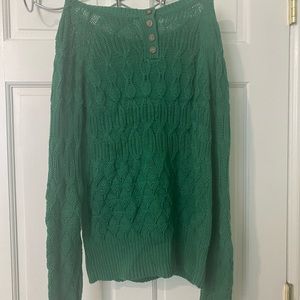 Green sweater